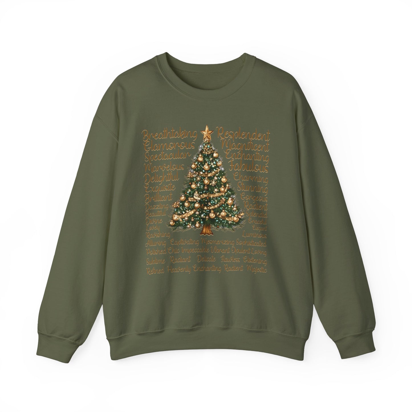 Festive and Fabulous Sweatshirt, Christmas Pullover, Holiday Sweatshirt, Christmas Tree shirt, Comfy Xmas T-shirt, Cute Holiday Gift for her
