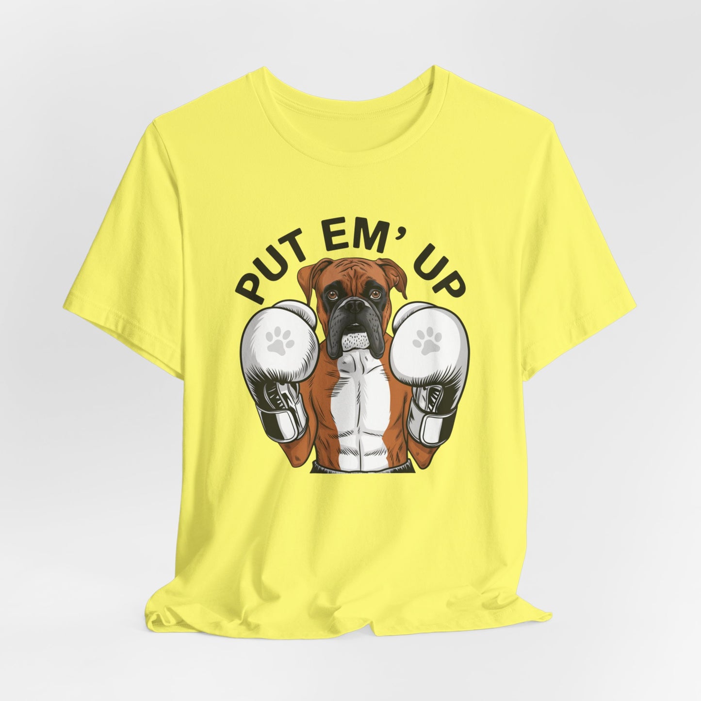 Boxer Dog Wearing Boxing Gloves, Boxer Mom Tee, Dog Lover, Boxer Shirt, Dog Mom Gift, Boxer Dog Boxing Unisex Tee