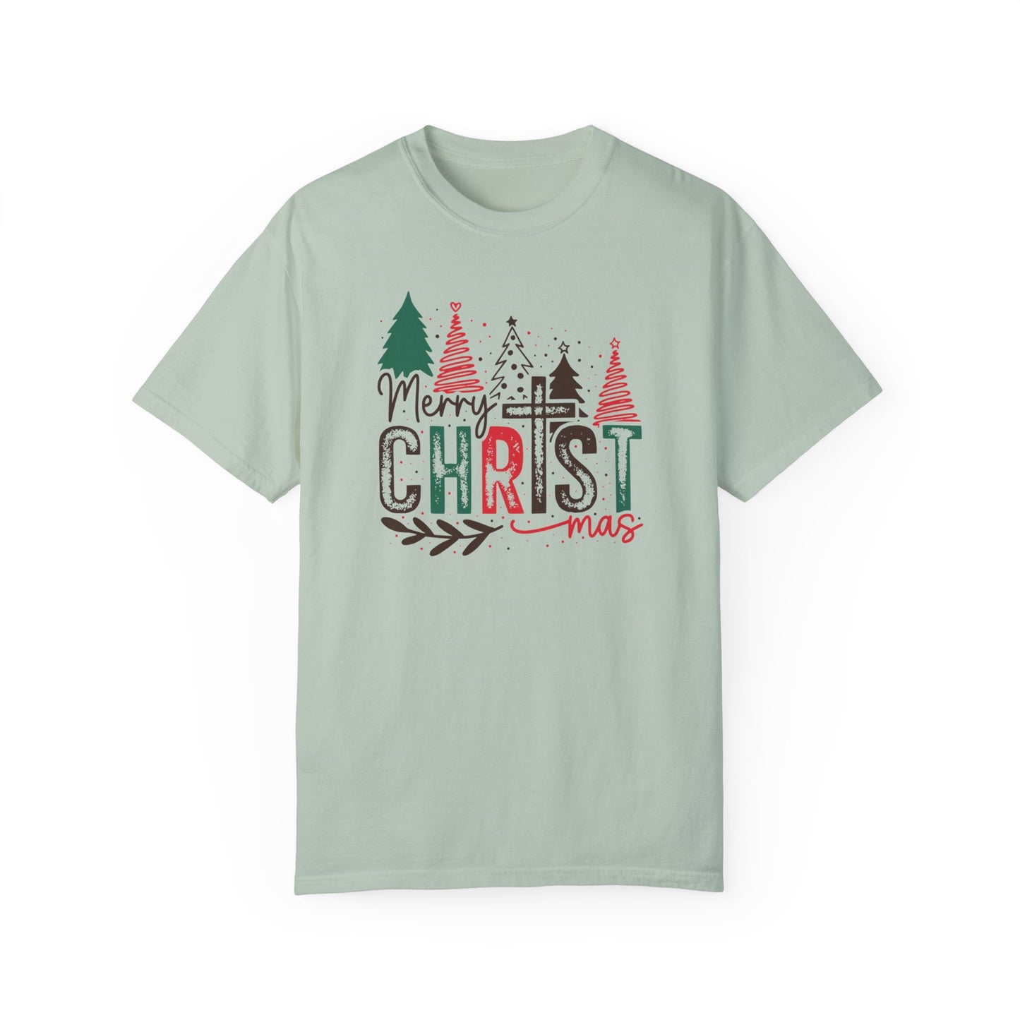 Merry Christmas Shirt, Christmas Cross Shirt, Women's Merry Shirt, Religious Holiday Shirt, Christmas Tree Shirt, Winter Shirt, Gift for Her
