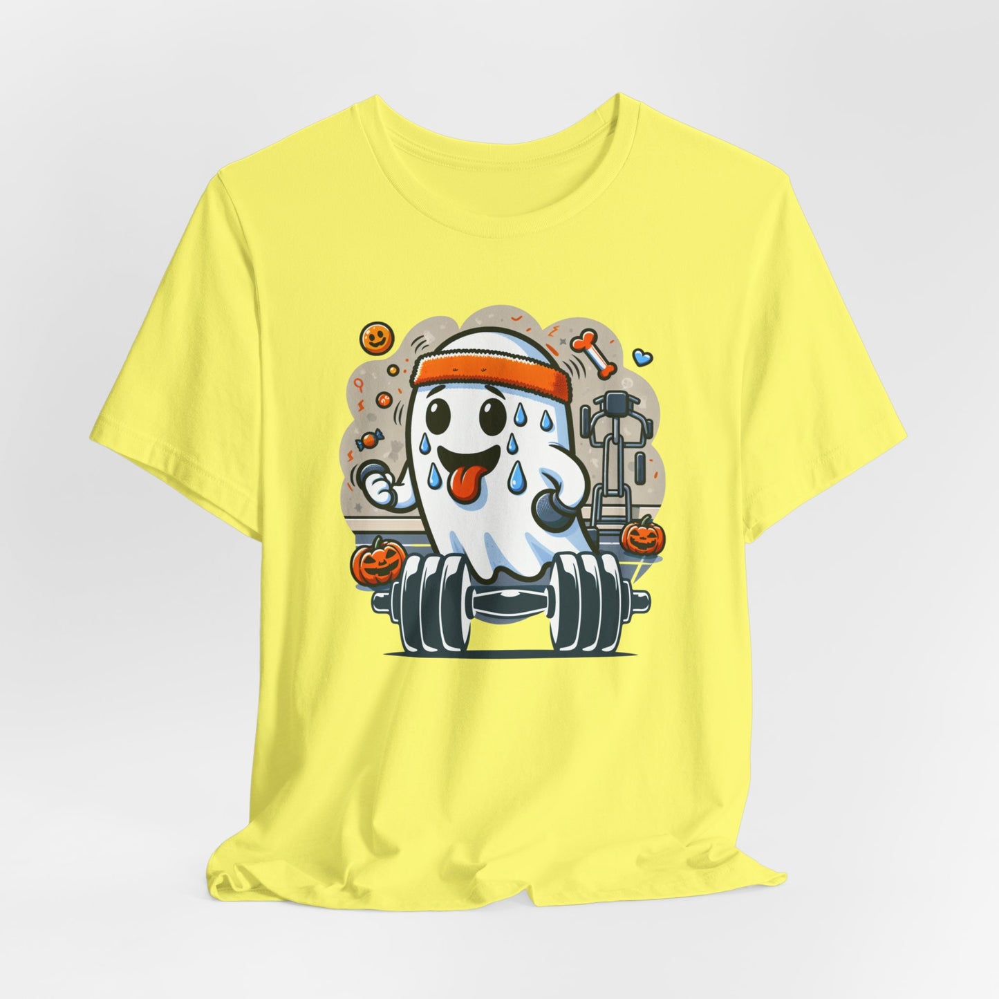Spooky Workout Ghost Halloween Shirt, Halloween Women's Mens Shirt, Cute Halloween Ghost Shirt, Workout Shirt, Halloween Gift