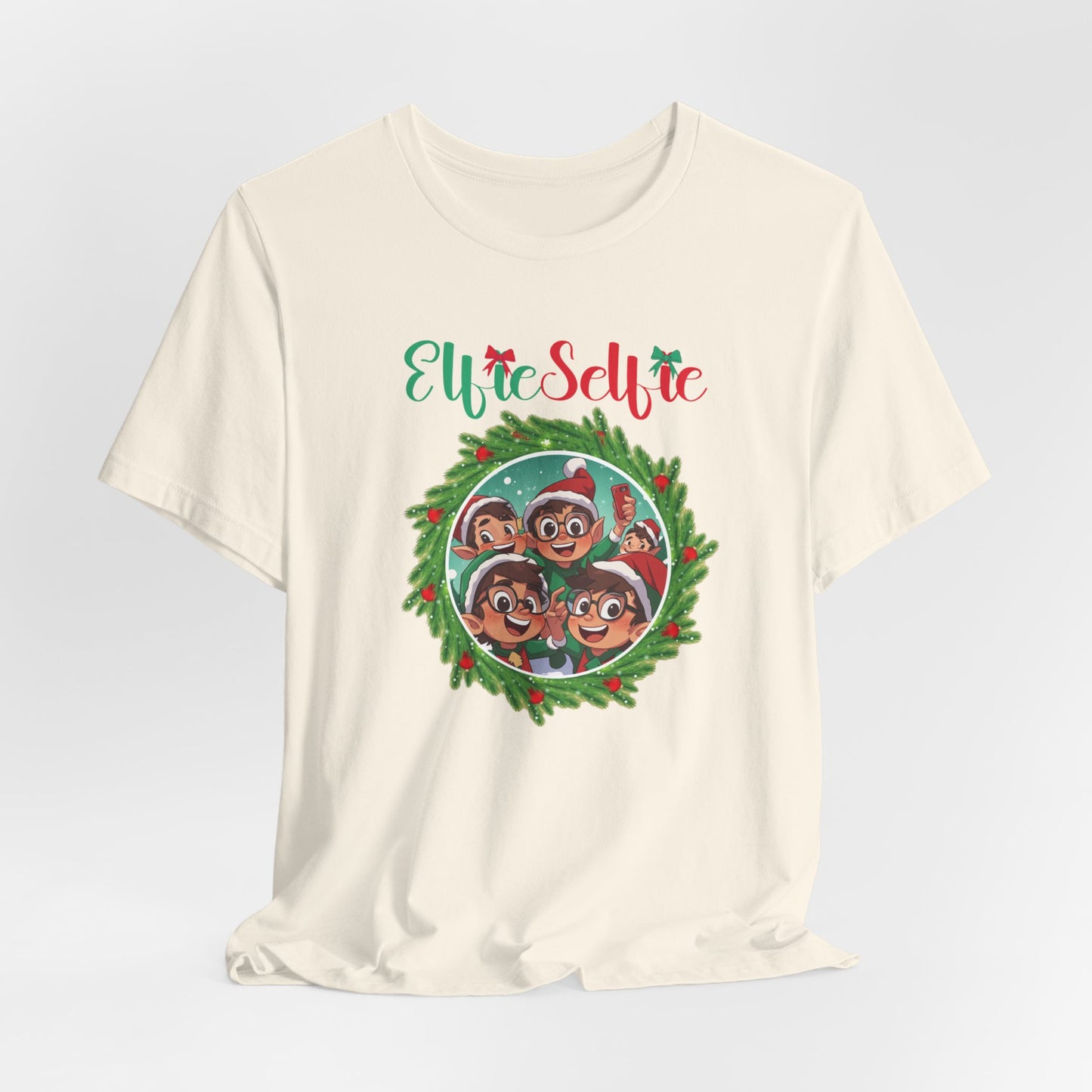 Elfie Selfie T-Shirt, Christmas Tee, Funny Christmas, Christmas Shirt, Elf Tee, Xmas Shirt, Christmas Gift, Selfie T-shirt, Selfie T-shirt