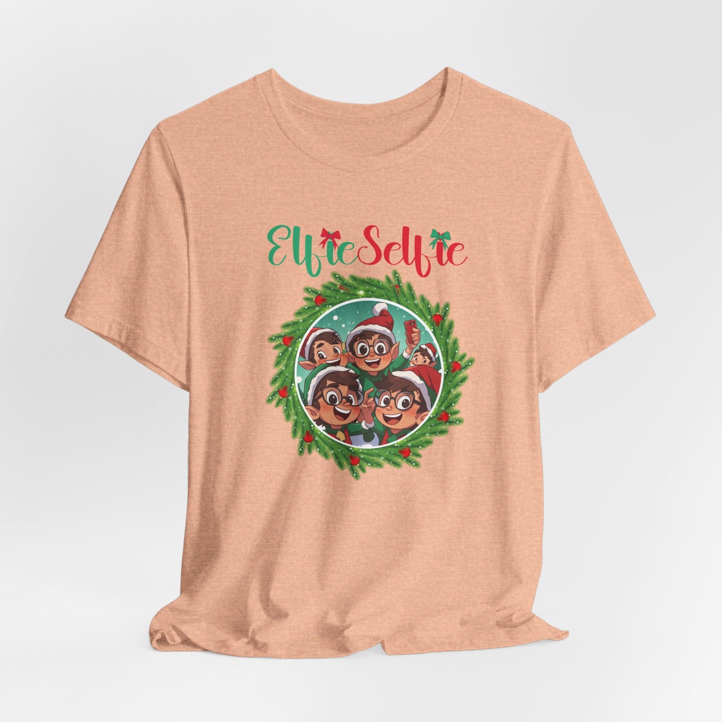 Elfie Selfie T-Shirt, Christmas Tee, Funny Christmas, Christmas Shirt, Elf Tee, Xmas Shirt, Christmas Gift, Selfie T-shirt, Selfie T-shirt