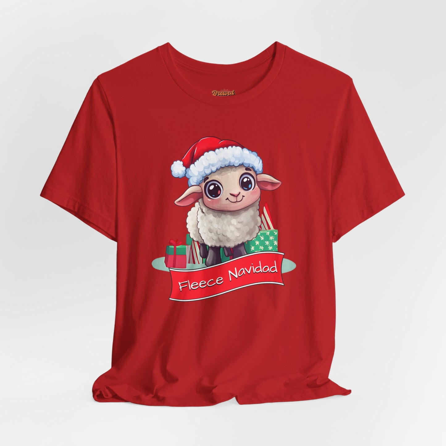Fleece Navidad Sheep Shirt, Spanish Christmas T-shirt, Funny Holiday Tee, Christmas Animal T-shirt, Feliz Navidad Shirt, Feliz Navidad Gift