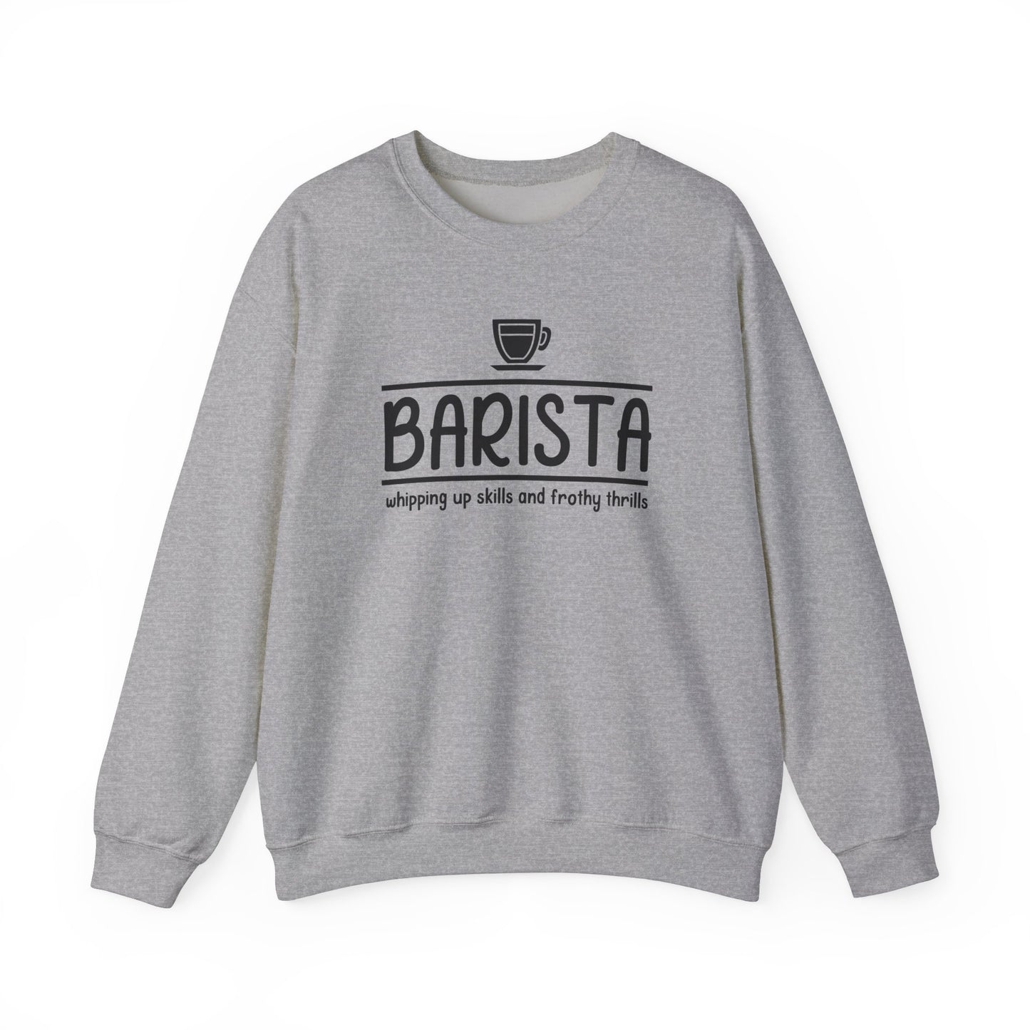 Barista Sweatshirt, Coffee Lover, Coffee Sweatshirt, Cozy Weather Shirt, Cute Fall Sweatshirt, Barista Gift, Unisex Crewneck Sweatshirt