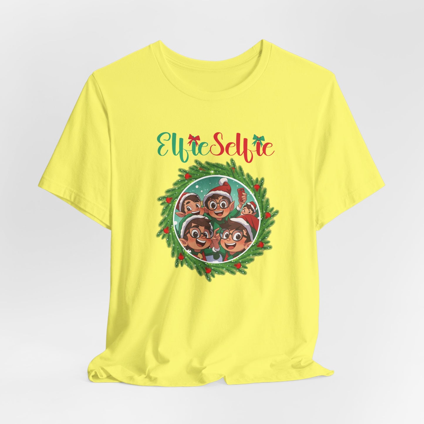 Elfie Selfie T-Shirt, Christmas Tee, Funny Christmas, Christmas Shirt, Elf Tee, Xmas Shirt, Christmas Gift, Selfie T-shirt, Selfie T-shirt
