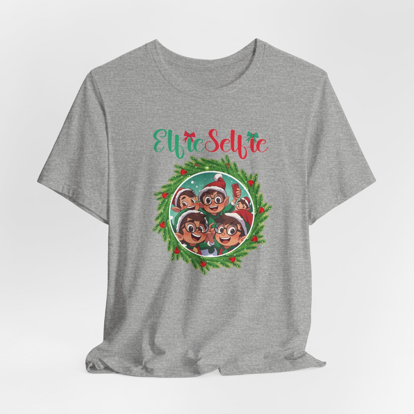 Elfie Selfie T-Shirt, Christmas Tee, Funny Christmas, Christmas Shirt, Elf Tee, Xmas Shirt, Christmas Gift, Selfie T-shirt, Selfie T-shirt
