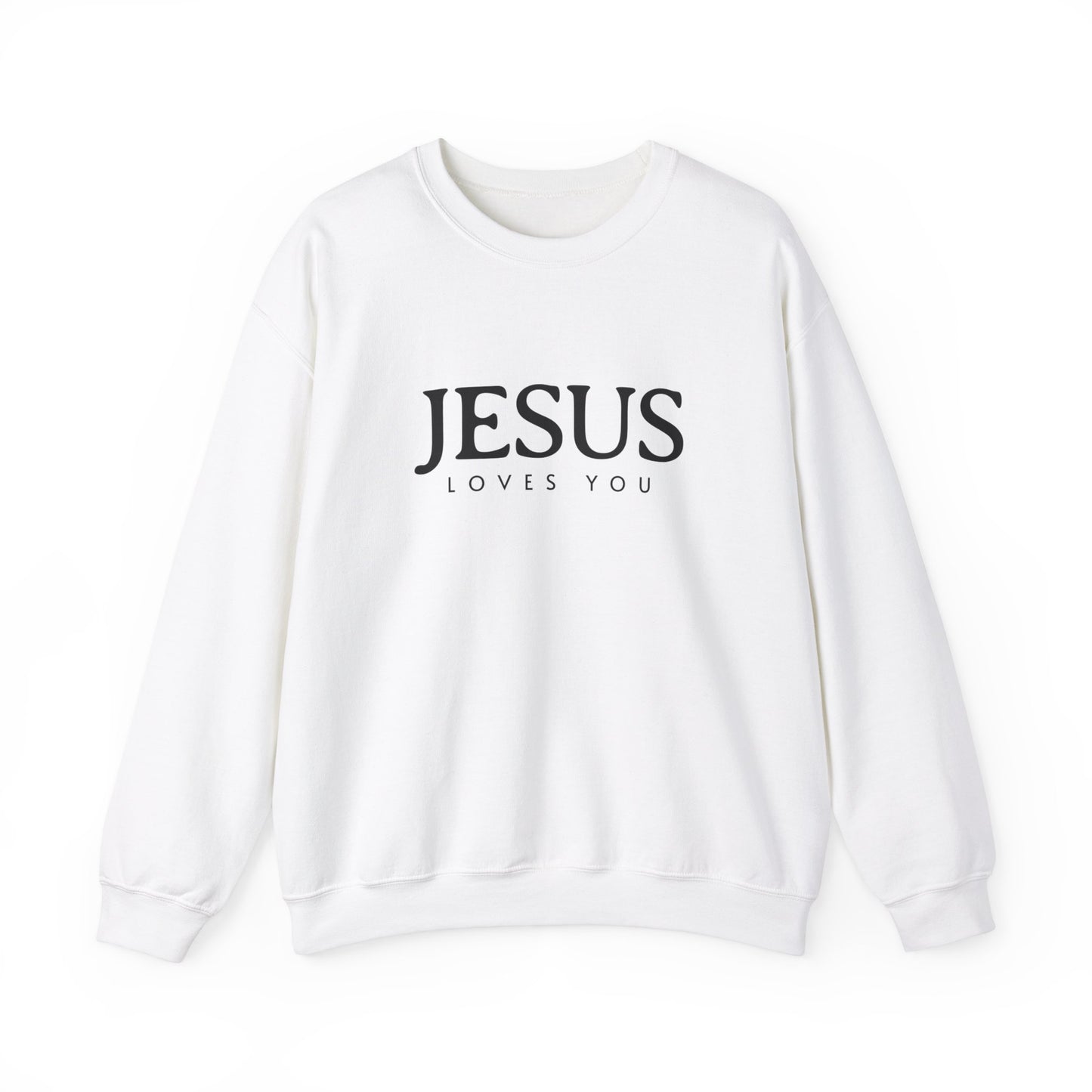 Jesus Loves You Sweatshirt, Jesus Sweatshirt, Bible Verse Sweatshirt, Christian Faith Sweatshirt, Man Woman Pullover Tops, Faith Sweatshirt