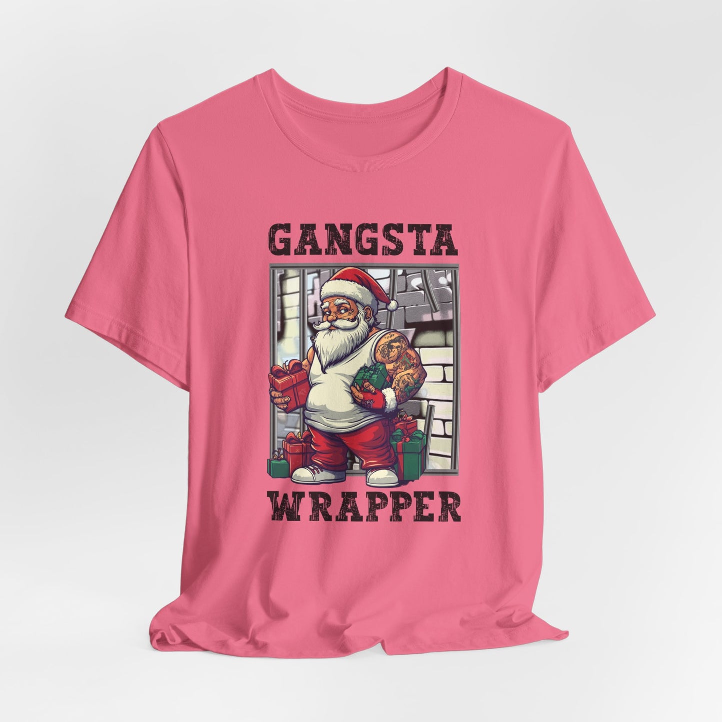 Gangster Wrapper T-Shirt, Christmas Tee, Funny Christmas, Chistmas Season Shirt, Gangster Tee, Xmas Shirt, Christmas Gift, Gift for him her