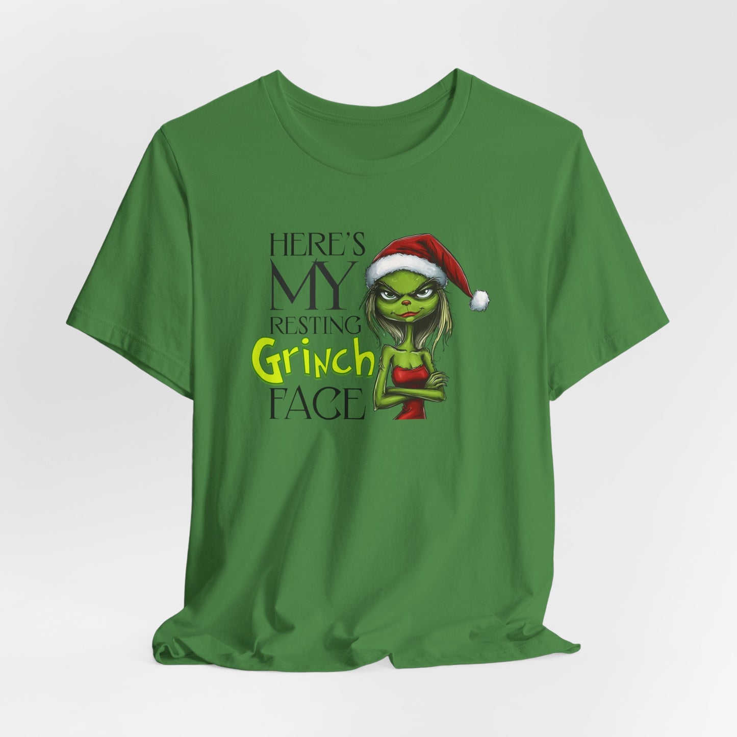 Here's my Resting Grinch Face T-Shirt, Christmas Tee, Grinch Christmas, Chistmas Season Shirt, Grinch Shirt, Grinch Christmas, Grinch Gift