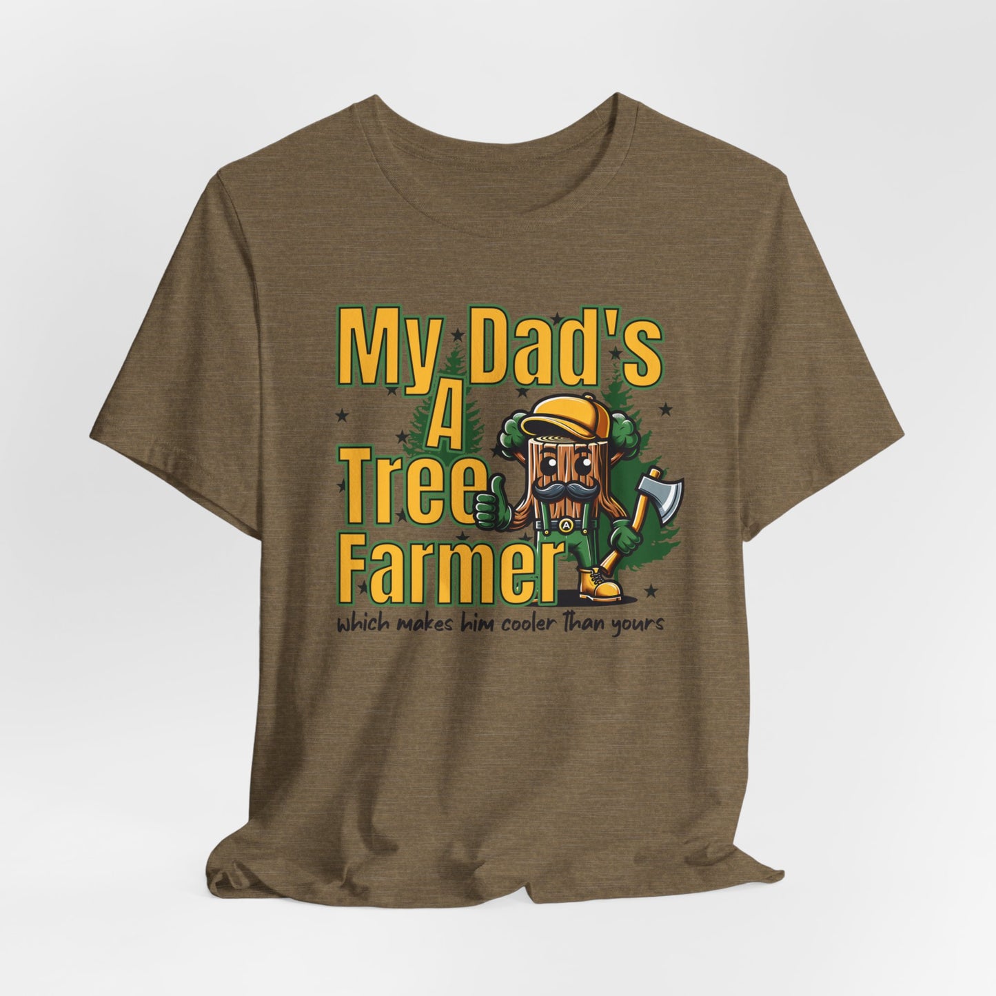 My Dad's A Tree Farmer T-shirt, Christmas Tree T-shirt, Tree Farmer Shirt, Gift For Tree Farmer, Tree Grower, Gift For Farmer, Tree Farmer