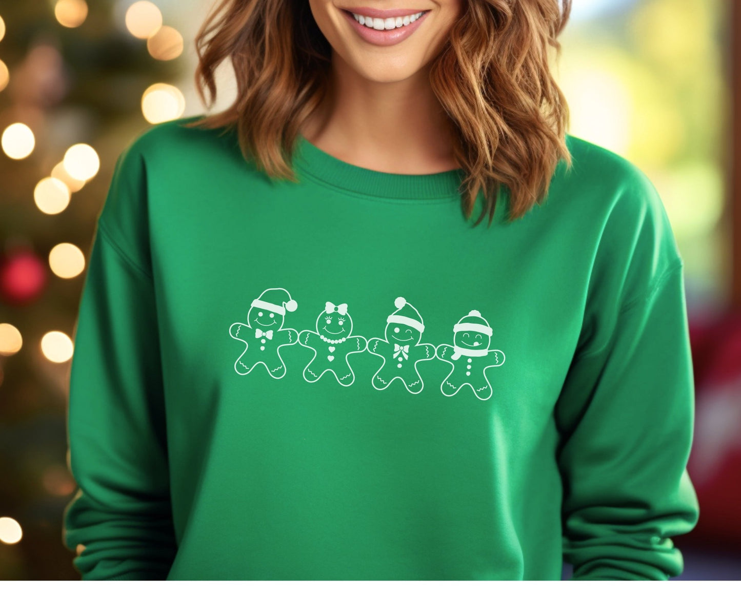Christmas Vintage Gingerbread Man Sweatshirt, Gingerbread Cookies Shirt
