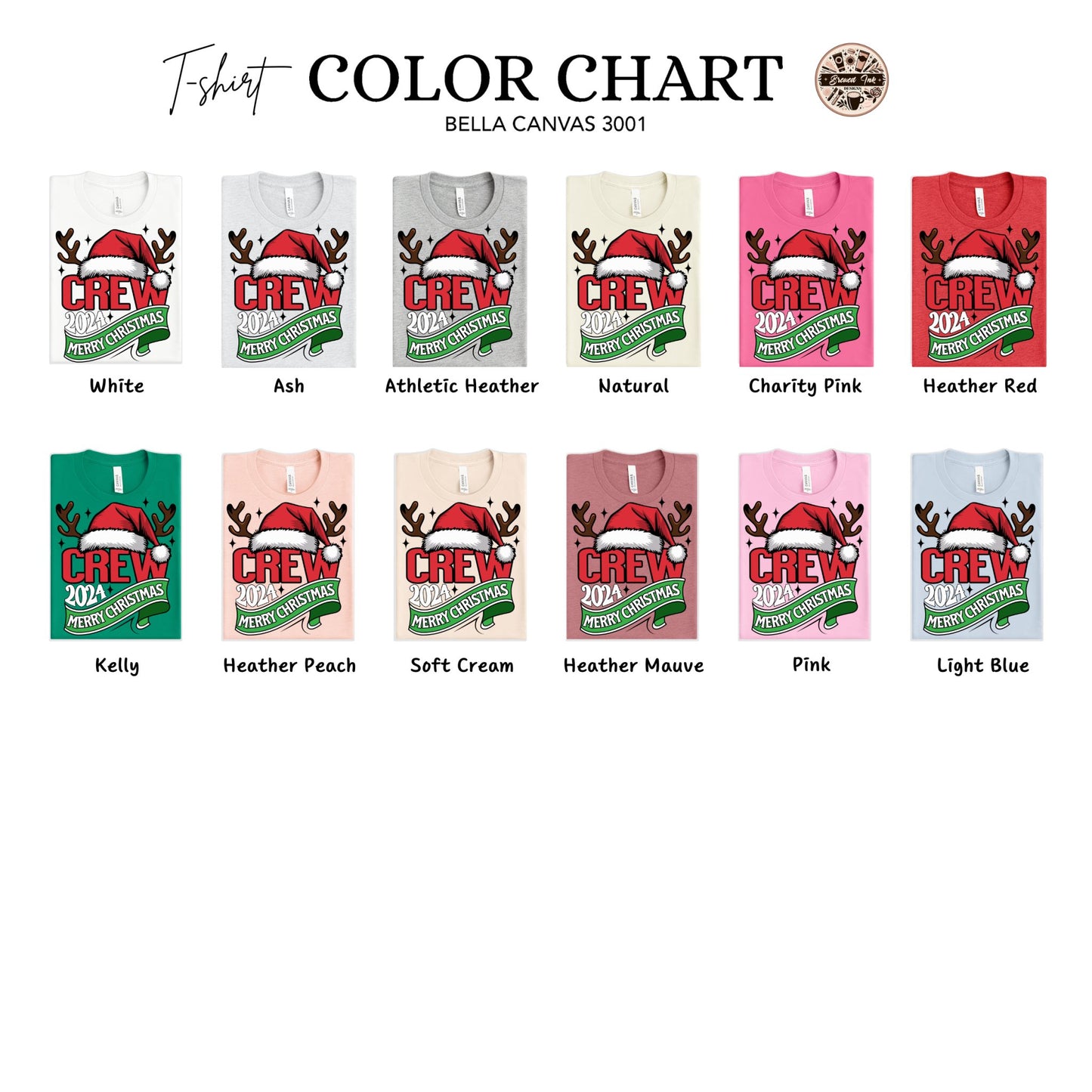 Merry Christmas Family Shirts, Santa Claus with Hat Antlers Unisex Shirt, Reindeer Women Christmas Tee, 2024 Xmas Crew Shirt, Holiday Outfit