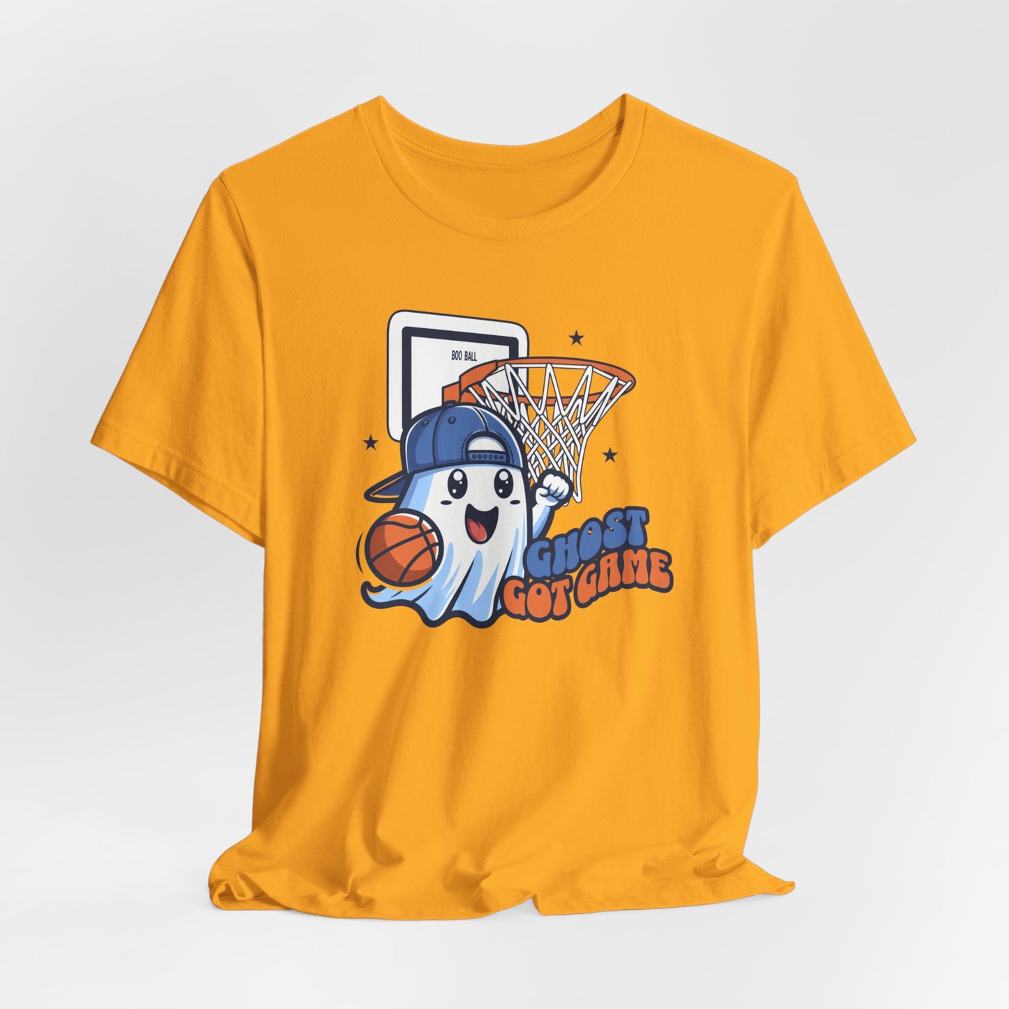 Ghost Got Game Shirt, Halloween Women's Mens Shirt, Cute Halloween Ghost Shirt, Trick or Treat Shirt, Spooky Season Gift, Basketball Gift