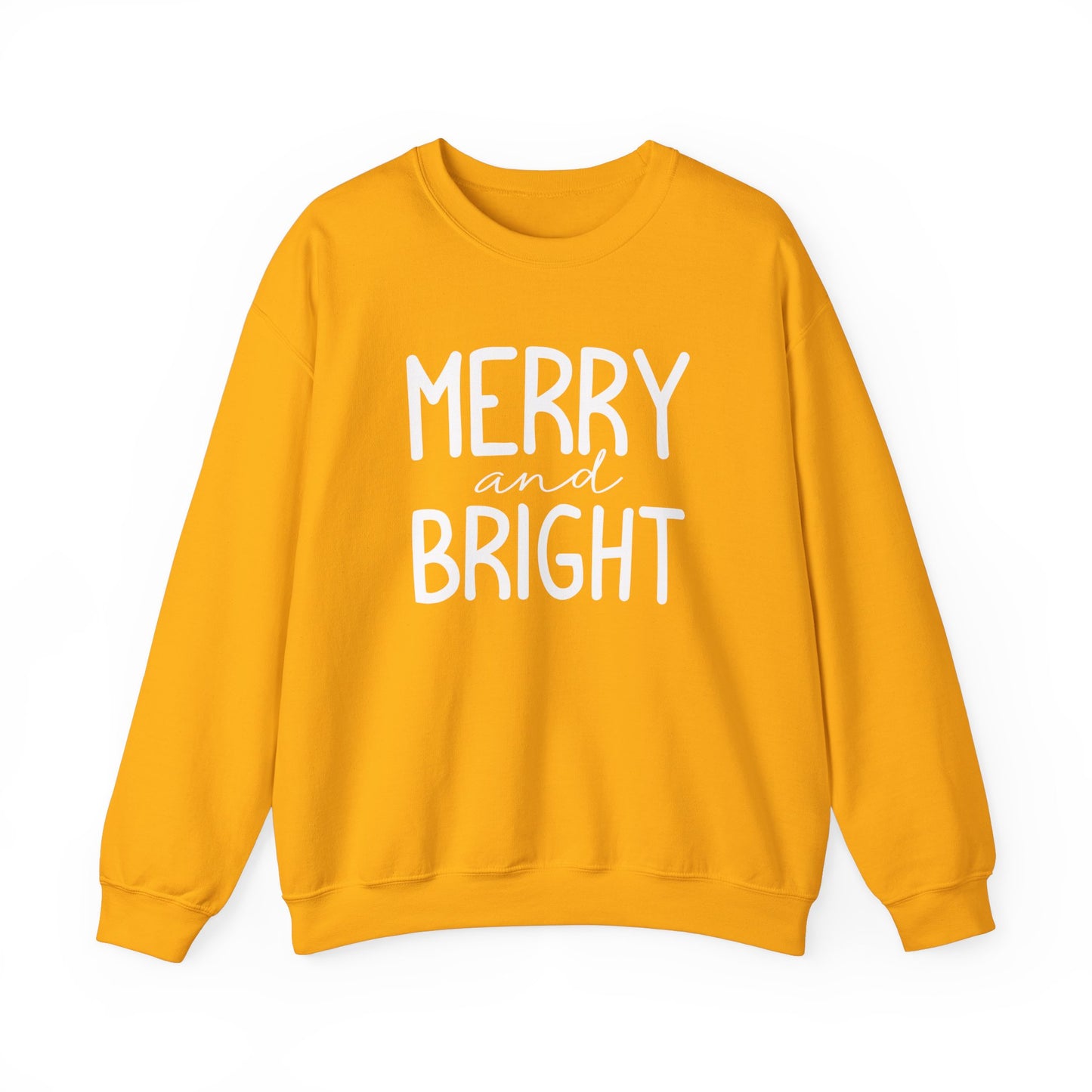 Merry and Bright Sweatshirt, Women's Christmas Shirt