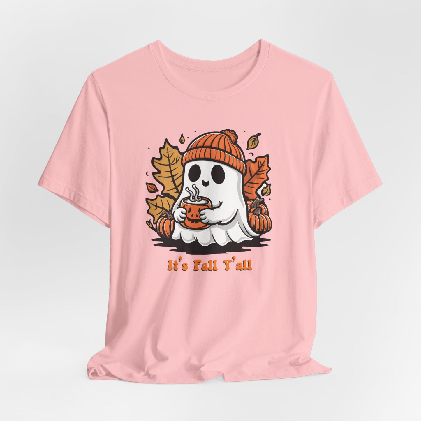 Its Fall Yall T-Shirt, Ghost Shirt, Thanksgiving, Thanksgiving Shirt, Thanksgiving Tee, Fall Tee, Mom Fall Shirt, Gift for her Fall Shirt