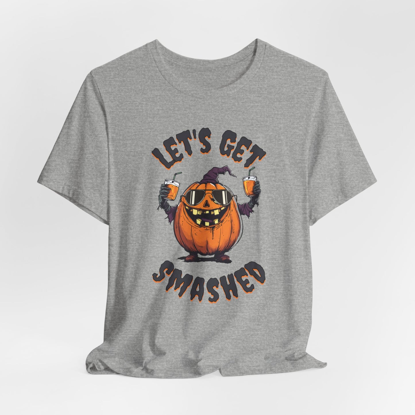 Lets Get Smashed Pumpkin T-Shirt, Pumpkin Halloween Tee, Spooky Shirt, Spooky Season Shirt, Pumpkin Shirt, Halloween T-shirt, Halloween Gift