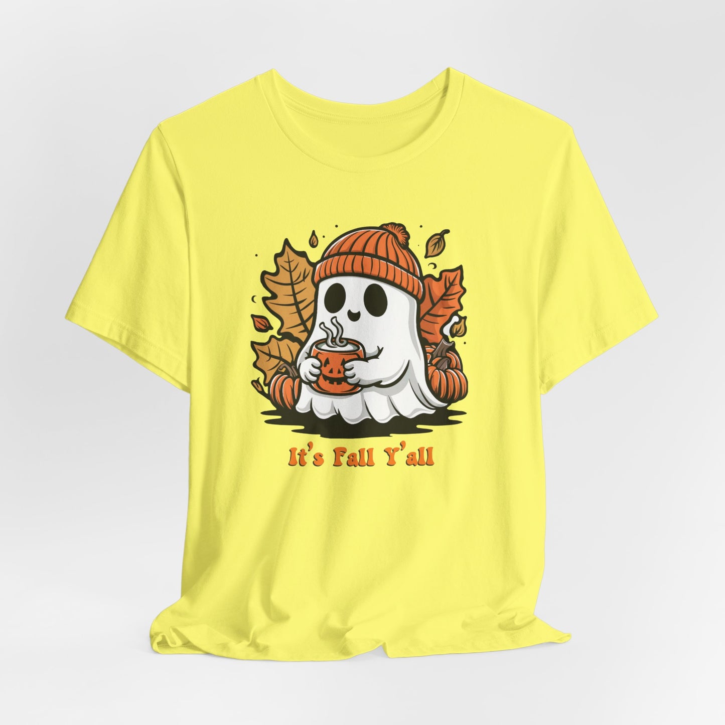 Its Fall Yall T-Shirt, Ghost Shirt, Thanksgiving, Thanksgiving Shirt, Thanksgiving Tee, Fall Tee, Mom Fall Shirt, Gift for her Fall Shirt