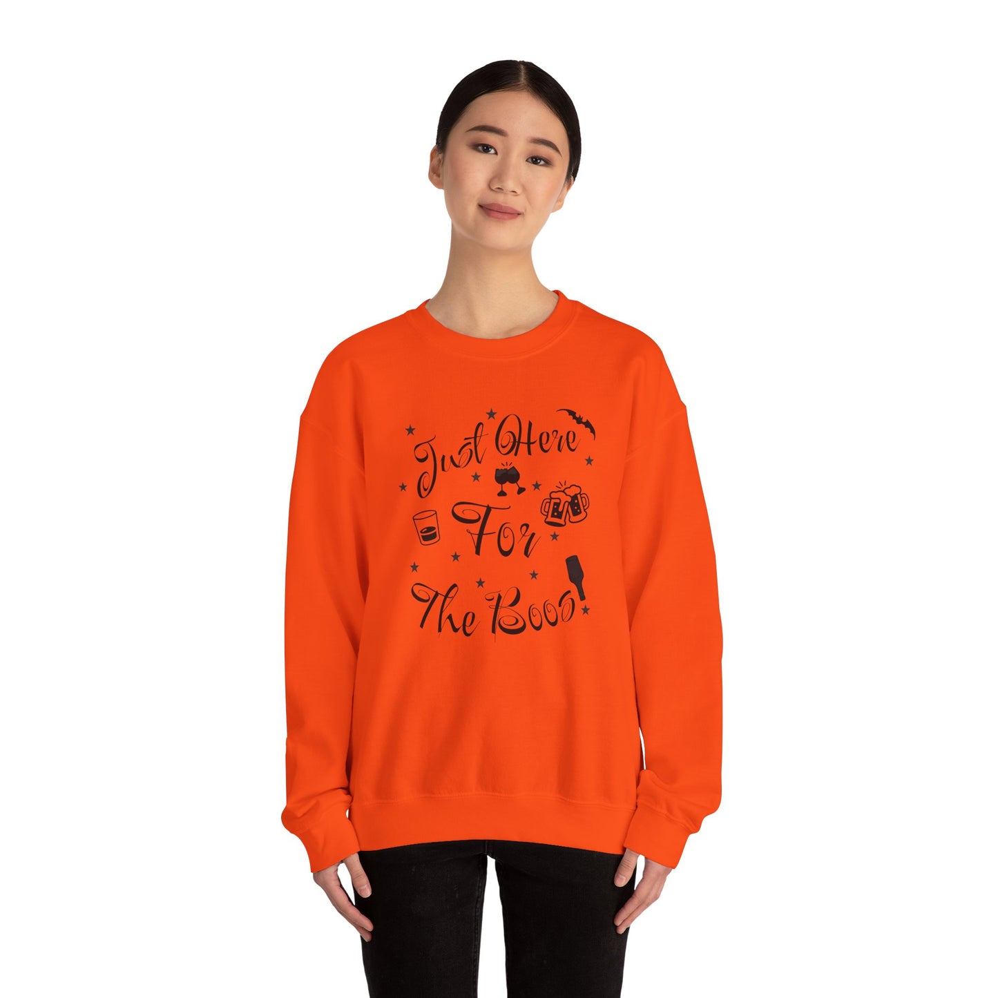 Just Here For The Boos Sweatshirt, Halloween Drinking, Spooky Sweatshirt, Halloween T-shirt, Halloween Sweater, Halloween Gift, Spooky Gift