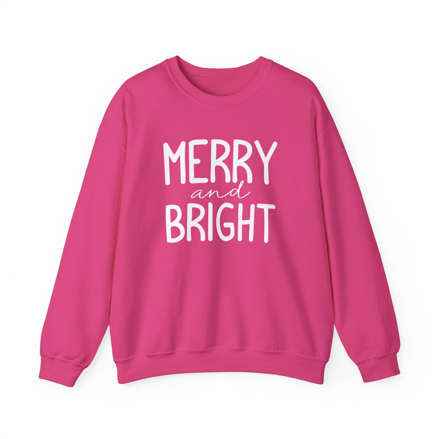 Merry and Bright Sweatshirt, Women's Christmas Shirt