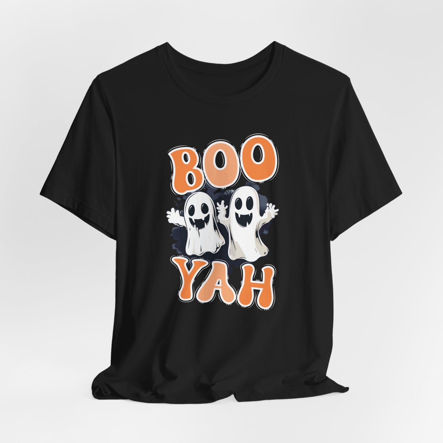 BOO YAH Ghost Tshirt, Ghost Halloween Tee, Spooky Ghost Shirt, Spooky Season shirt, Ghost Shirt, Halloween T-shirt, Halloween Gift, Boo Yah