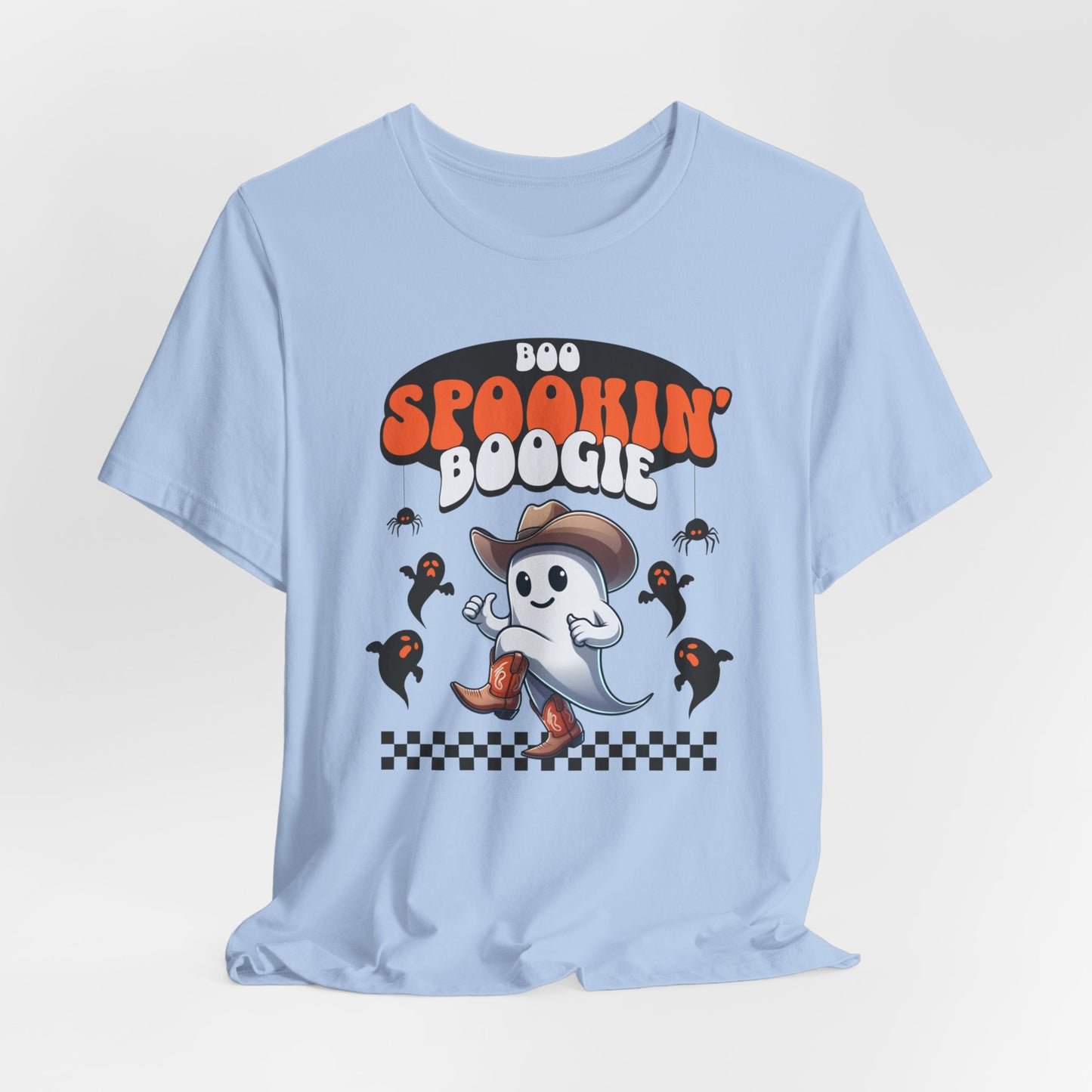 Ghost Halloween Boo Spookin Boogie Shirt, Cute Halloween Tee, Spooky Ghost Shirt, Ghost Costume, Halloween Party Shirt, Womans Halloween Tee