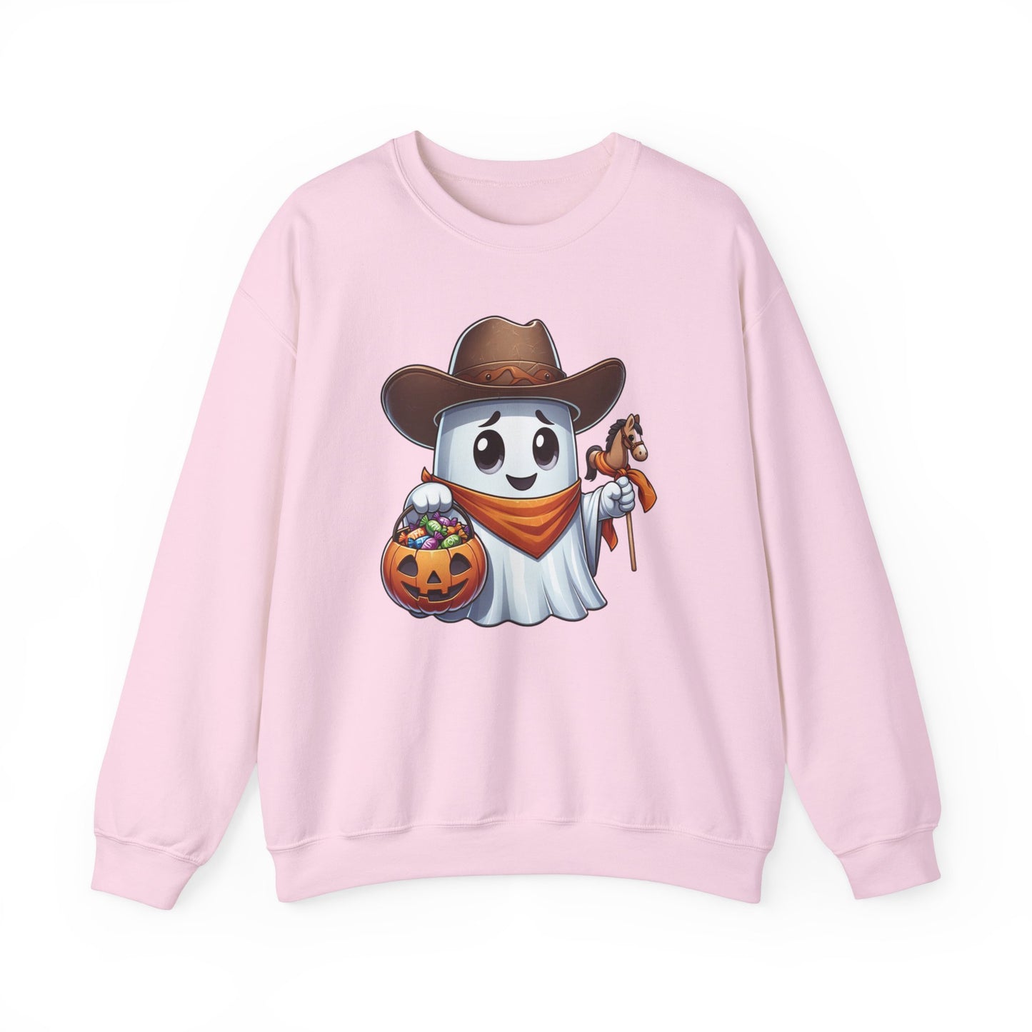 Ghost Cowboy Halloween Sweatshirt, Funny Cowboy Shirt Gift, Spooky Season, Halloween Ghost Sweatshirt, Womans Oversized Shirt, Cowgirl Gift