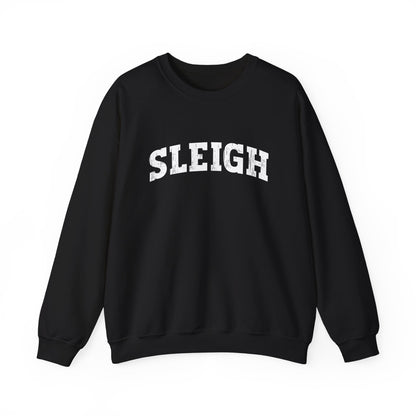 Christmas Sleigh Sweatshirt, Holiday Crewneck Jumper, Winter Fun Pullover, Festive Xmas Sweater Gift, Unisex Heavy Blend Top