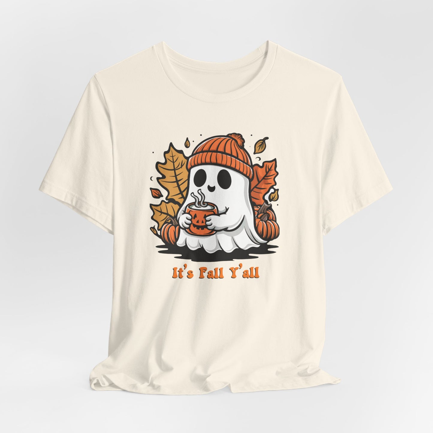 Its Fall Yall T-Shirt, Ghost Shirt, Thanksgiving, Thanksgiving Shirt, Thanksgiving Tee, Fall Tee, Mom Fall Shirt, Gift for her Fall Shirt