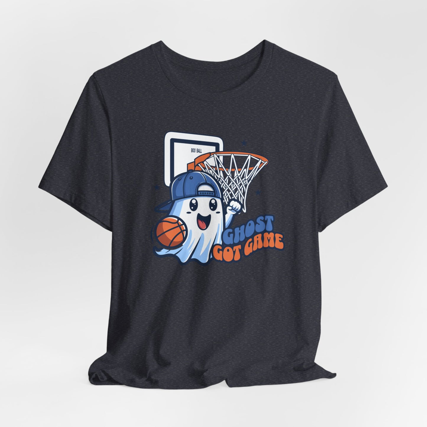 Ghost Got Game Shirt, Halloween Women's Mens Shirt, Cute Halloween Ghost Shirt, Trick or Treat Shirt, Spooky Season Gift, Basketball Gift