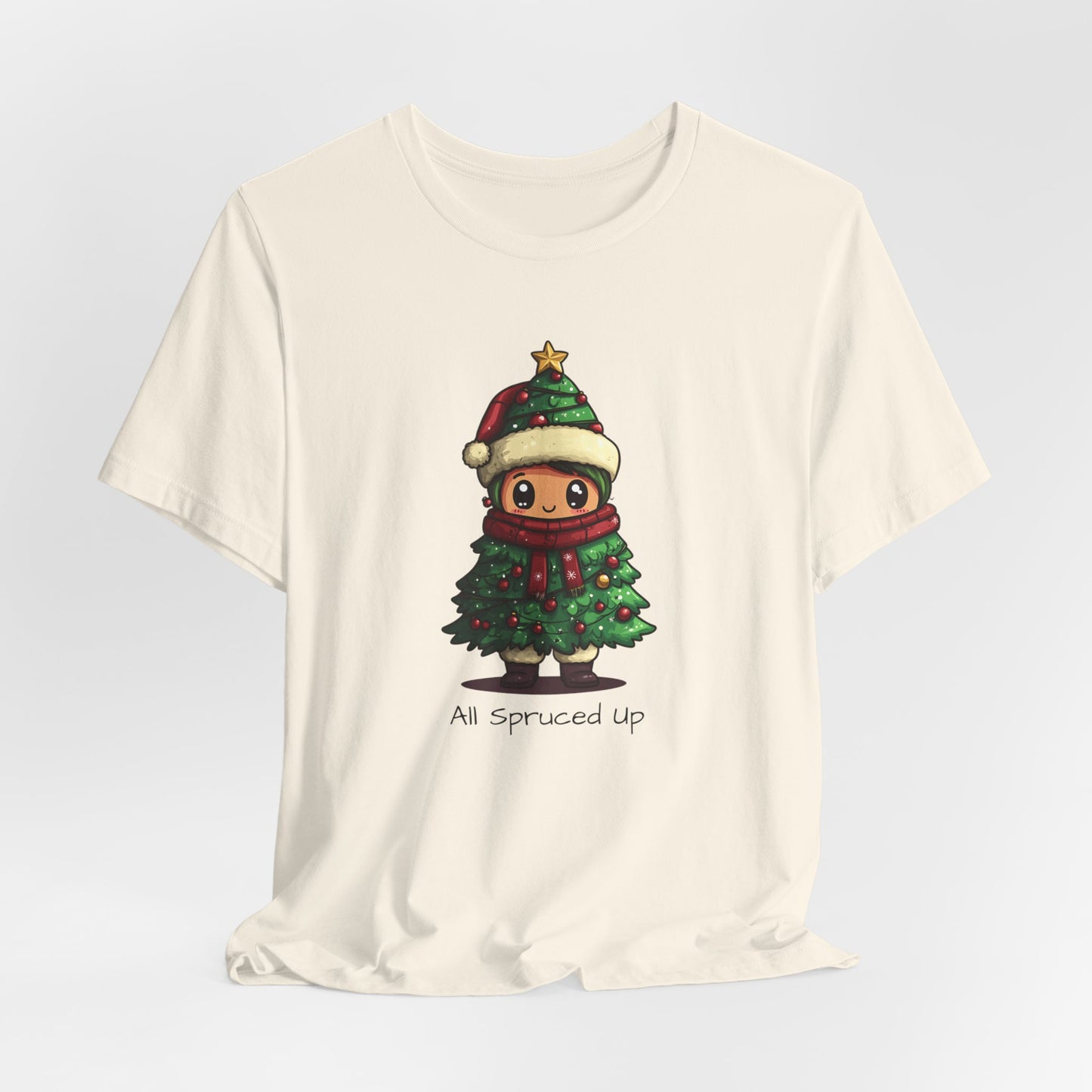 All Spruced Up  T-Shirt,  Christmas Tee, Funny Christmas, Christmas Day Shirt, Christmas Tree Shirt, Christmas Gift, Bougie Christmas Gift