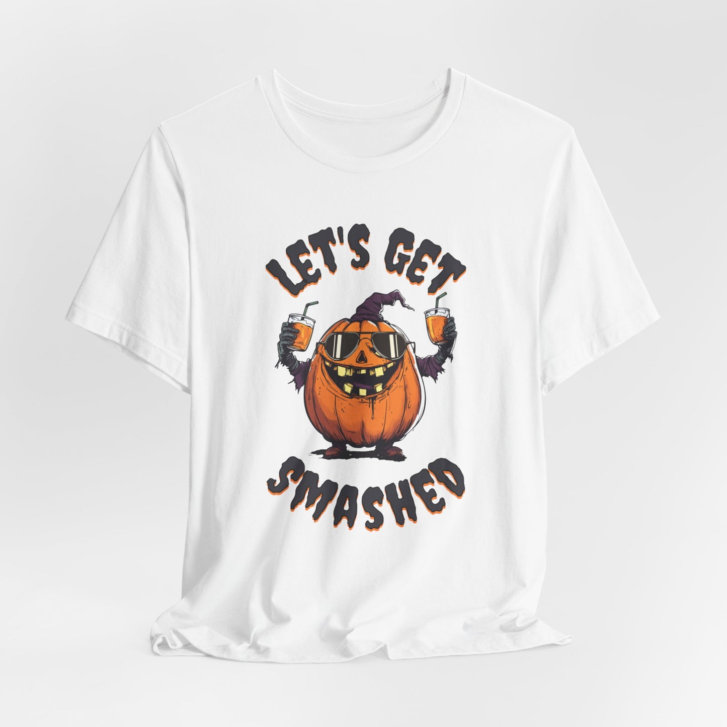 Lets Get Smashed Pumpkin T-Shirt, Pumpkin Halloween Tee, Spooky Shirt, Spooky Season Shirt, Pumpkin Shirt, Halloween T-shirt, Halloween Gift