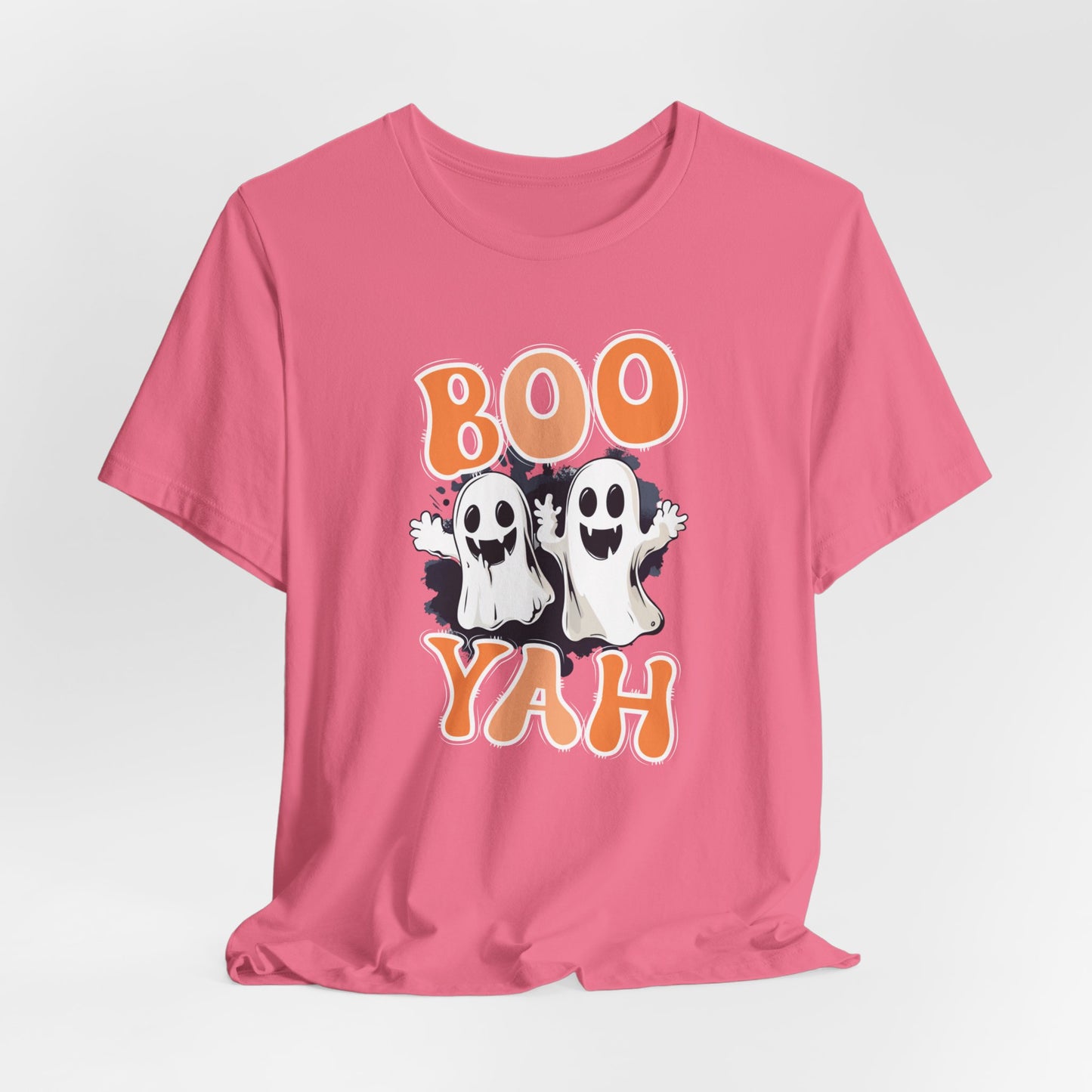 BOO YAH Ghost Tshirt, Ghost Halloween Tee, Spooky Ghost Shirt, Spooky Season shirt, Ghost Shirt, Halloween T-shirt, Halloween Gift, Boo Yah