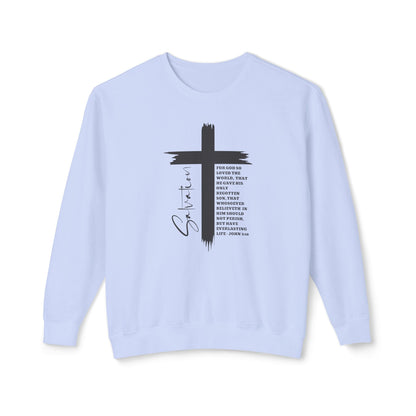 Salvation Sweatshirt, John 3:16 Sweatshirt, Aesthetic Jesus Sweatshirt, Bible Verse Shirt, Cross Sweatshirt, Women Faith Shirt, Jesus Shirt