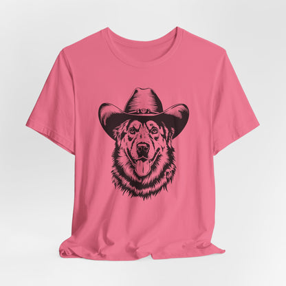 Anatolian Dog Wearing A Cowboy Hat, Anatolian Shepherd Mom Tee, Dog Lover, Anatolian Shepherd Shirt, Dog Mom Gift