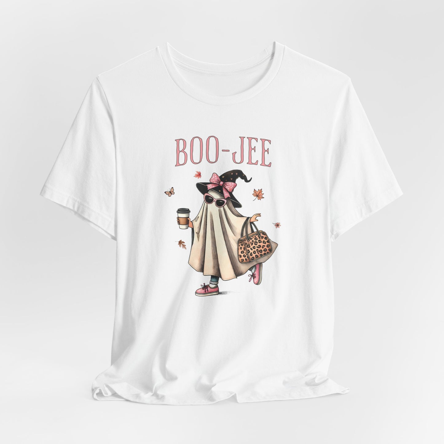 BOO JEE T-Shirt, Halloween Ghost Tshirt, Boo Shirt, Spooky Season Ghost Shirt, Spooky Ghost Tee, Spooky Vibes Shirt, Halloween Gifts