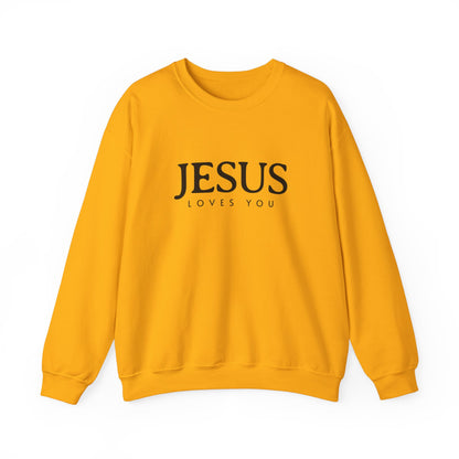 Jesus Loves You Sweatshirt, Jesus Sweatshirt, Bible Verse Sweatshirt, Christian Faith Sweatshirt, Man Woman Pullover Tops, Faith Sweatshirt