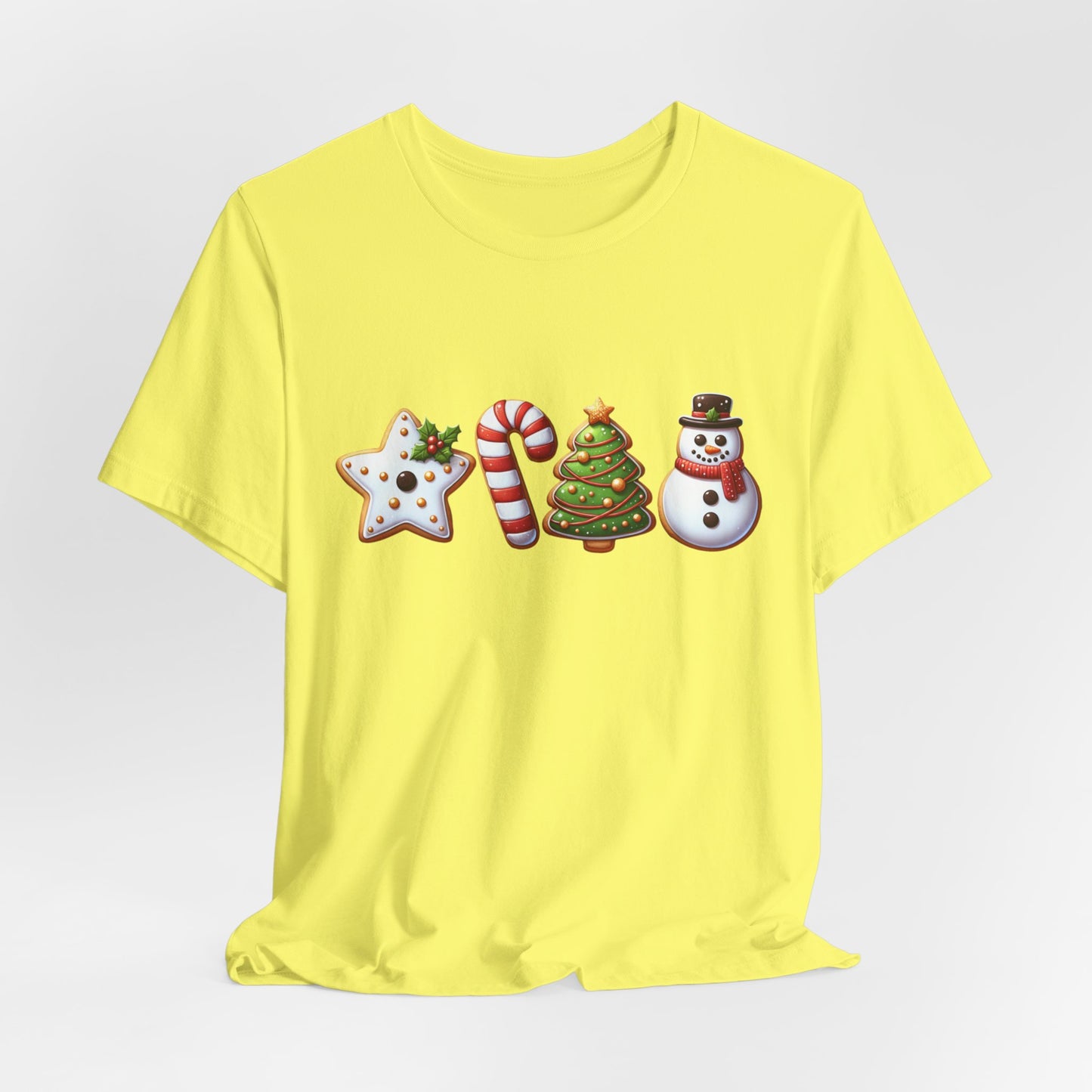 Christmas Cookies T-shirt, Christmas Shirt, Cute Holiday Tee, Womans Christmas Clothing, Santa's Little Helper Shirt, Festive Snowman Shirt