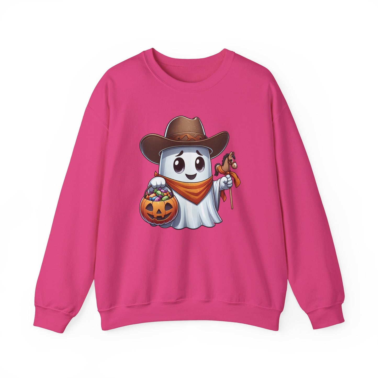 Ghost Cowboy Halloween Sweatshirt, Funny Cowboy Shirt Gift, Spooky Season, Halloween Ghost Sweatshirt, Womans Oversized Shirt, Cowgirl Gift