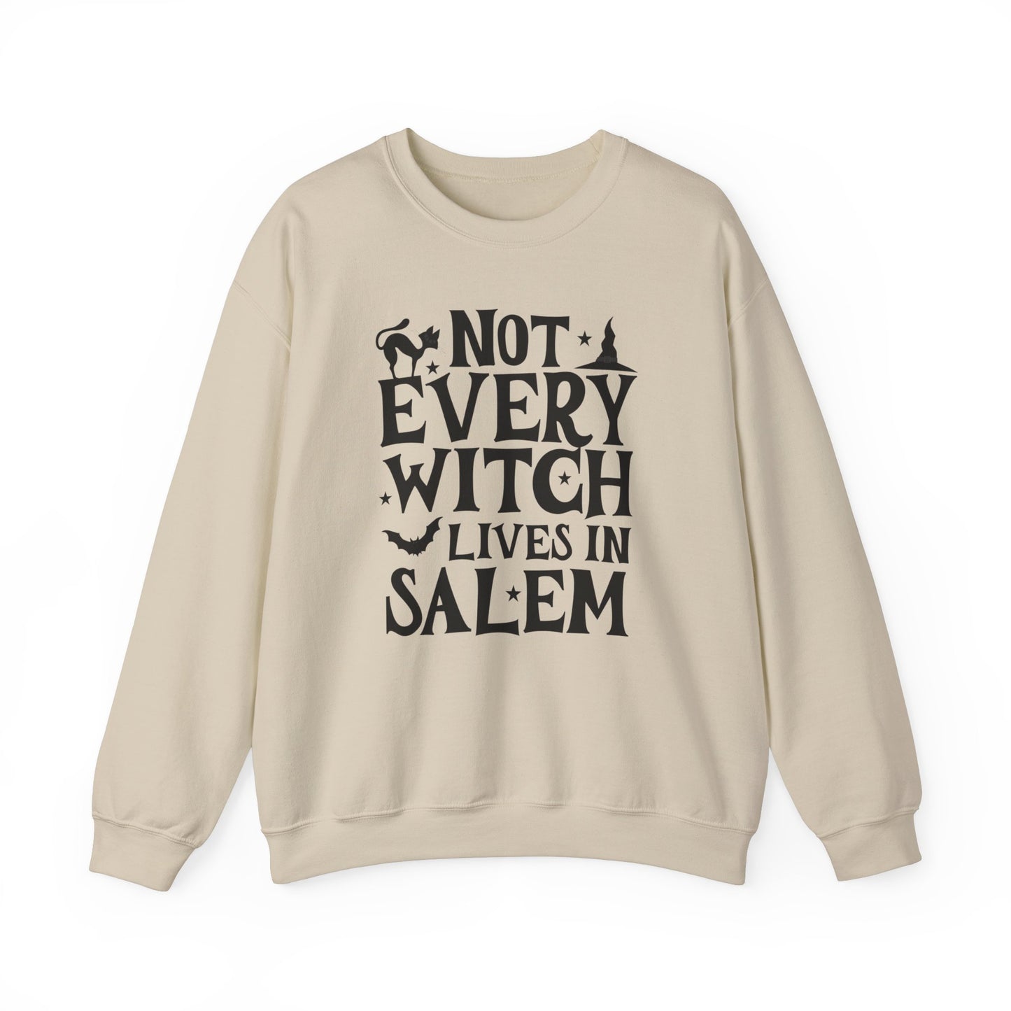 Not Every Witch Lives In Salem Shirt, Halloween Sweater, Halloween Sweatshirt, Halloween Tshirt, Halloween Gift, Spooky Season, Witchy Shirt