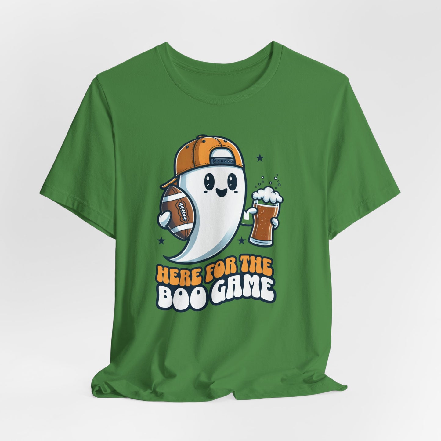 Here For The Boo Game Shirt, Unisex Shirt, Cute Halloween Ghost Shirt, Trick or Treat Shirt, Spooky Season Gift, Football Lovers Gift