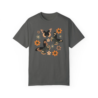 Butterfly Design Womens Comfort Colors T-shirt