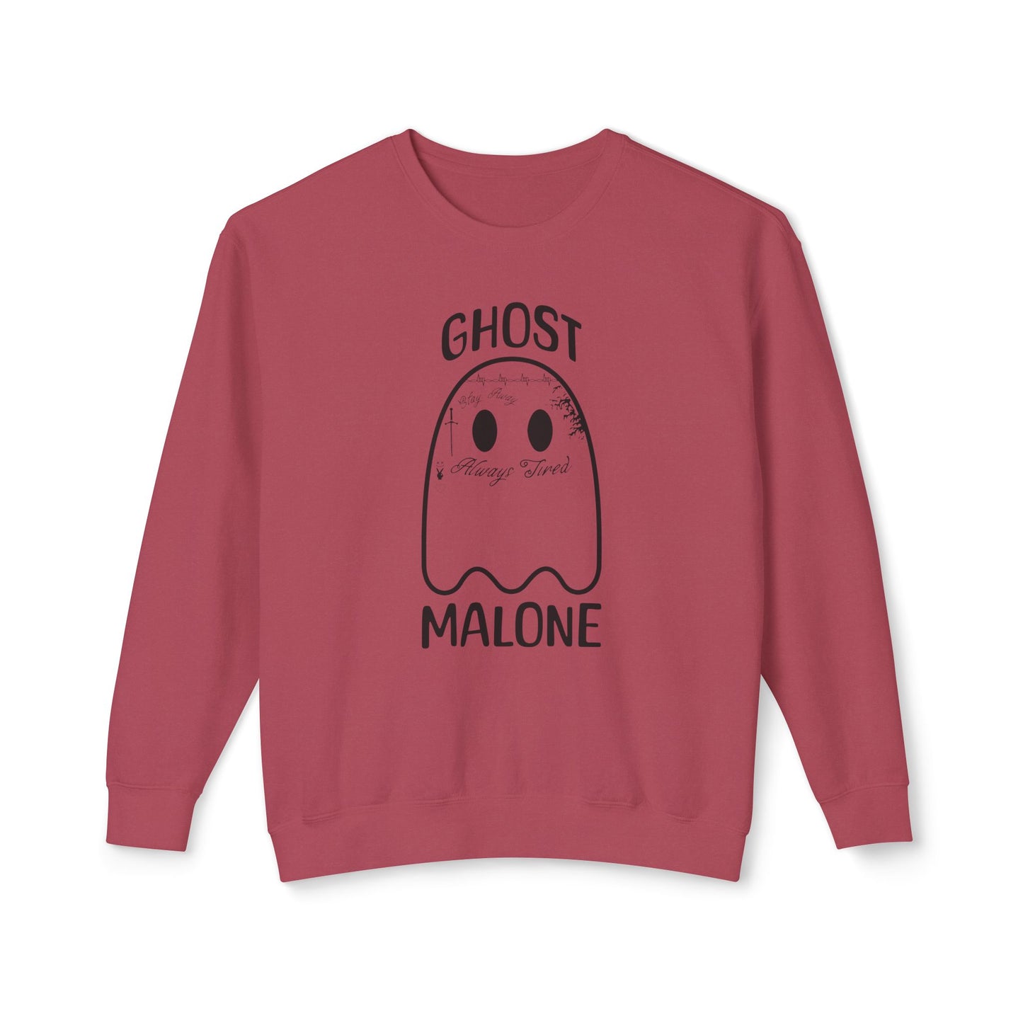 Ghost Malone Halloween Sweatshirt, Halloween Costume, Comfort Colors Sweatshirt, Cute Ghost Sweatshirt, Halloween Gift, Oversized Sweatshirt