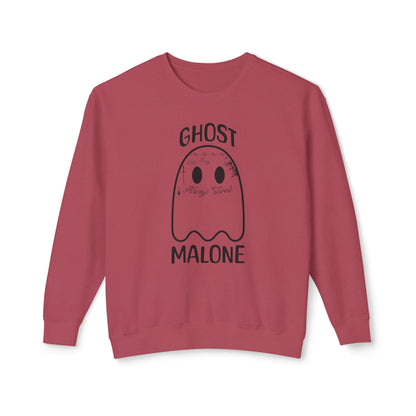 Ghost Malone Halloween Sweatshirt, Halloween Costume, Comfort Colors Sweatshirt, Cute Ghost Sweatshirt, Halloween Gift, Oversized Sweatshirt