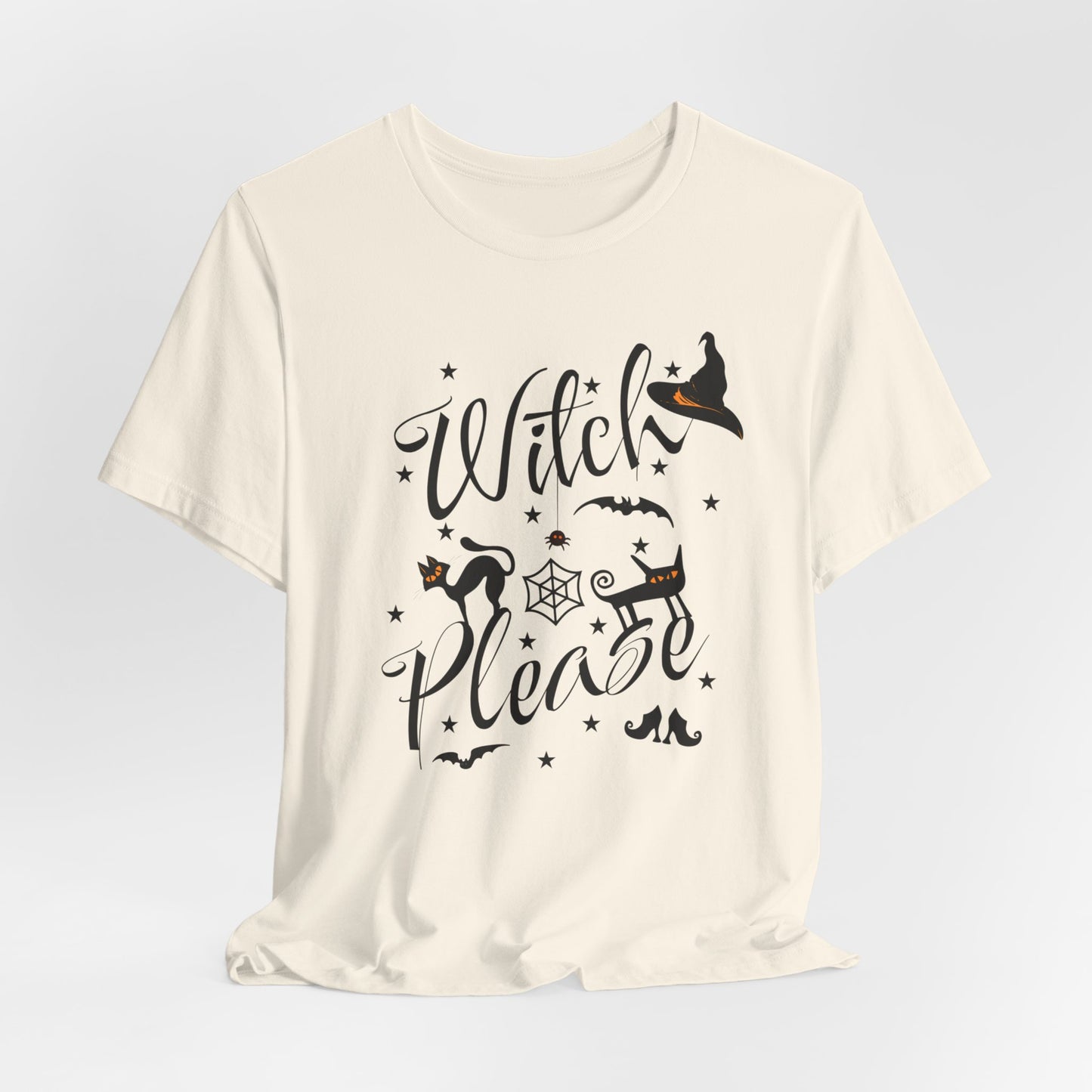 Halloween Witch Please Shirt, Cat Witch Hat Tee, Halloween T Shirt, Witch Costume, Scary Spooky Season, Witchy Gift For Her Funny Halloween