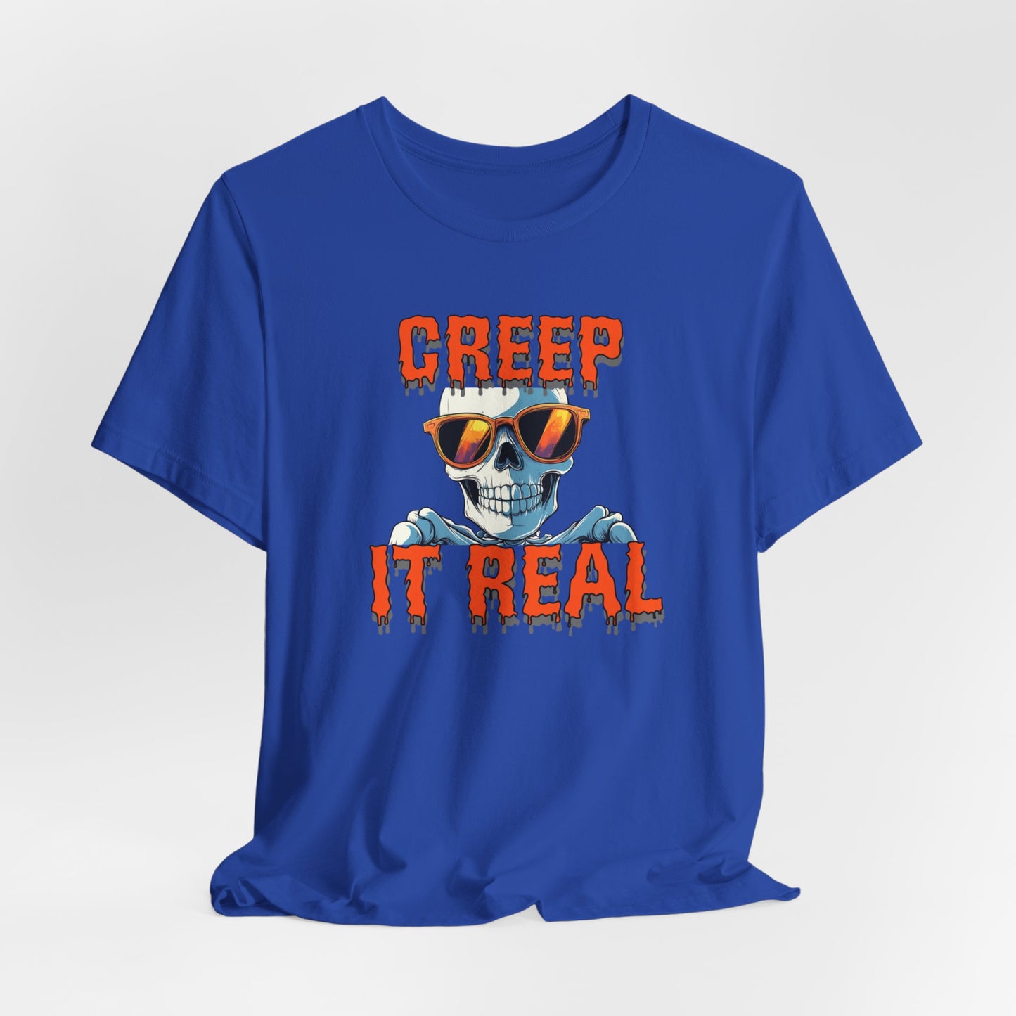 Creep It Real Tshirt, Skeleton Halloween Tee, Spooky Skeleton Shirt, Spooky Season shirt, Skeleton Shirt, Halloween T-shirt, Halloween Gift