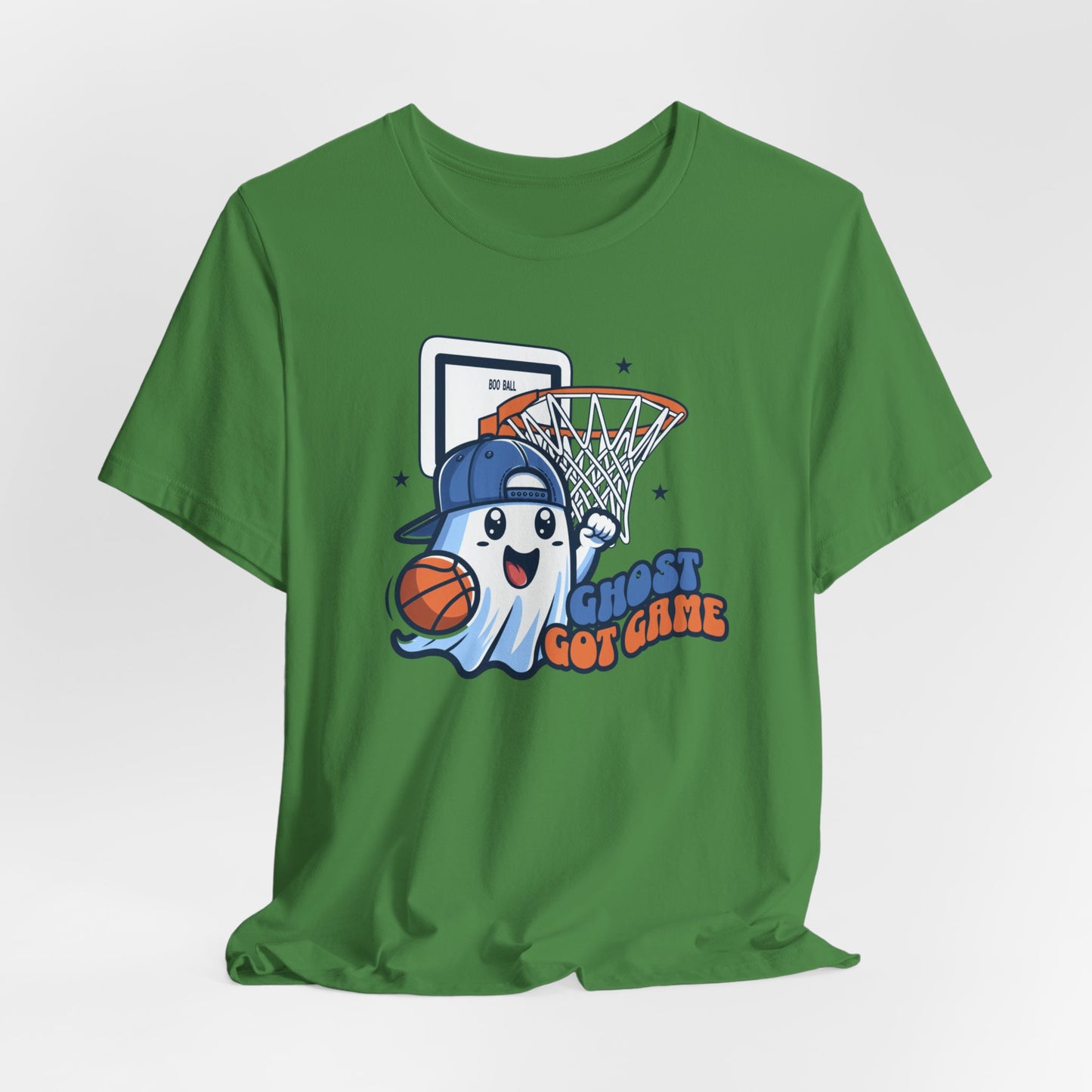 Ghost Got Game Shirt, Halloween Women's Mens Shirt, Cute Halloween Ghost Shirt, Trick or Treat Shirt, Spooky Season Gift, Basketball Gift