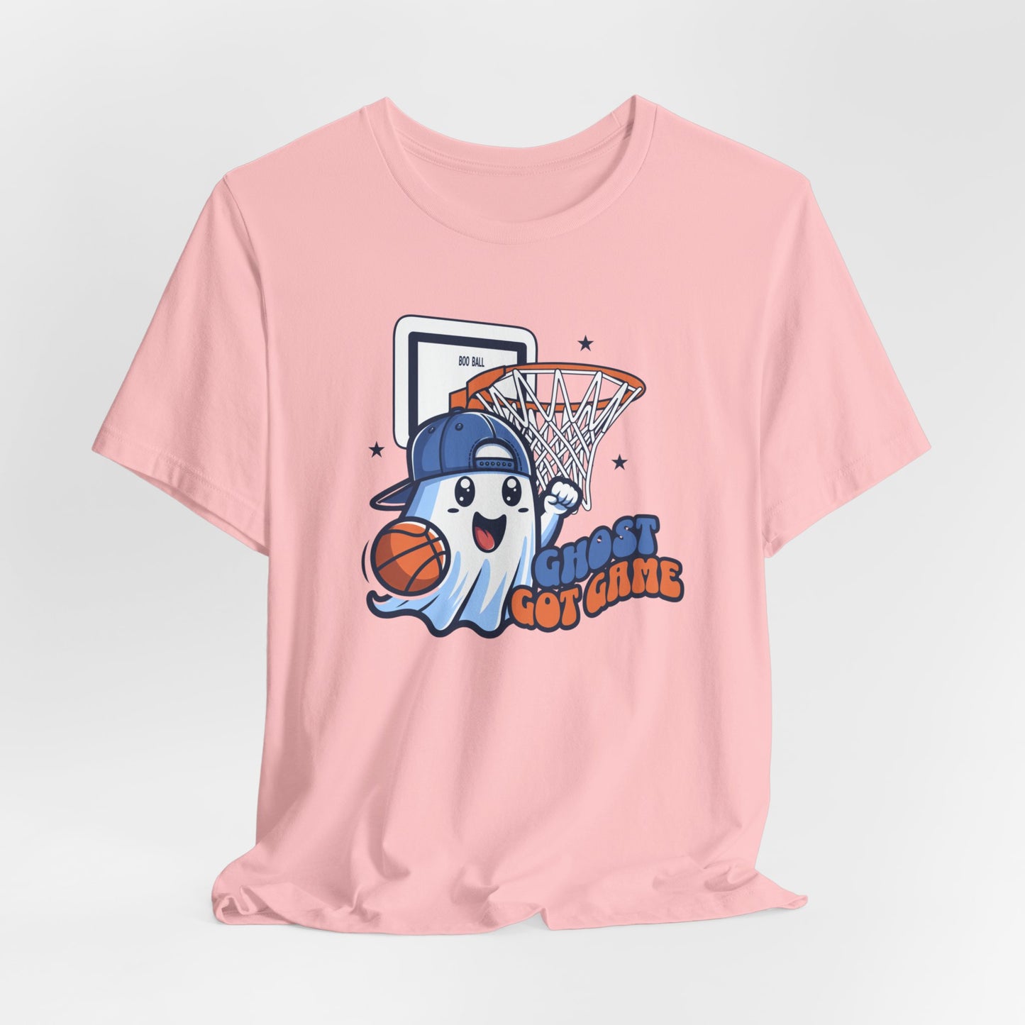 Ghost Got Game Shirt, Halloween Women's Mens Shirt, Cute Halloween Ghost Shirt, Trick or Treat Shirt, Spooky Season Gift, Basketball Gift