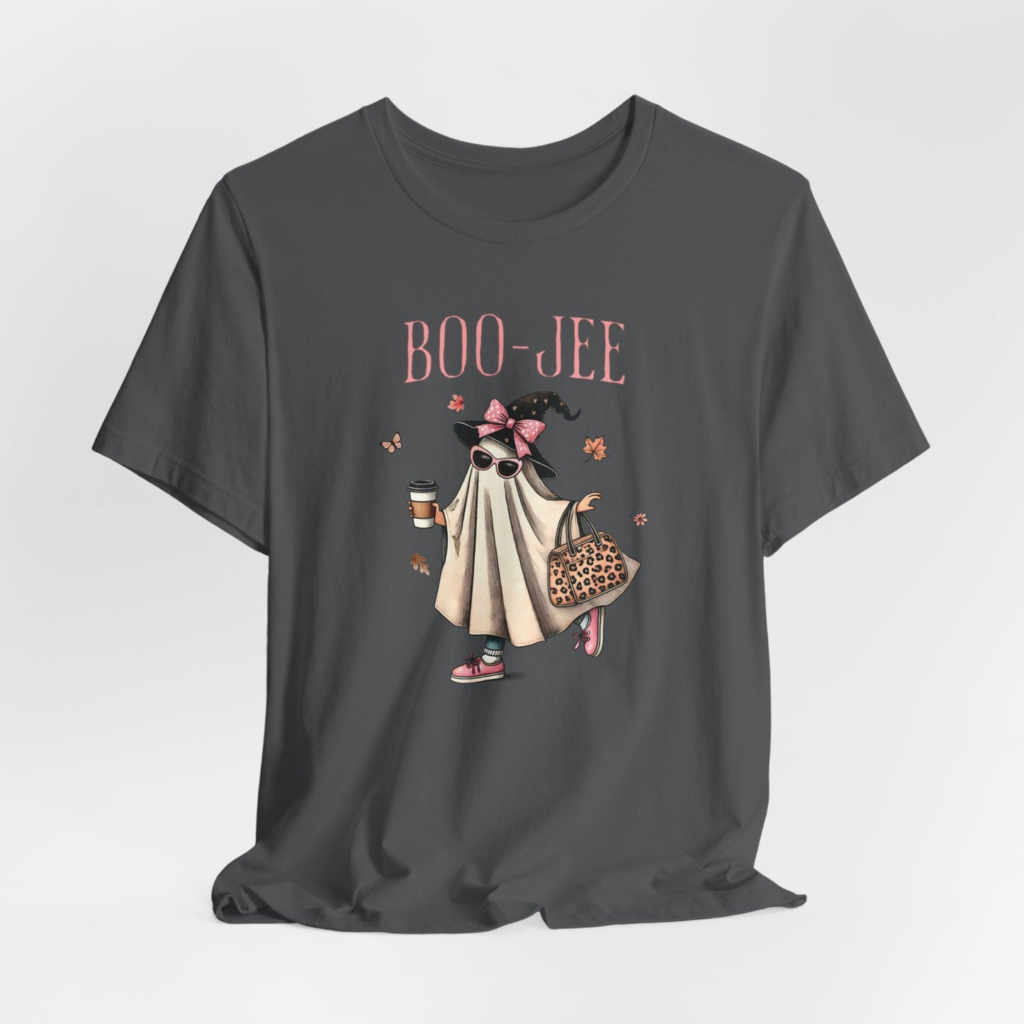 BOO JEE T-Shirt, Halloween Ghost Tshirt, Boo Shirt, Spooky Season Ghost Shirt, Spooky Ghost Tee, Spooky Vibes Shirt, Halloween Gifts