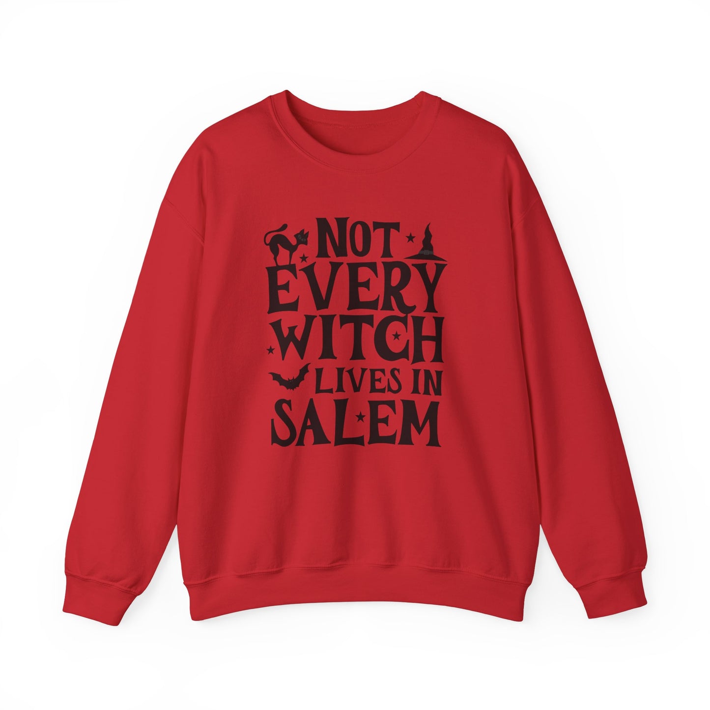 Not Every Witch Lives In Salem Shirt, Halloween Sweater, Halloween Sweatshirt, Halloween Tshirt, Halloween Gift, Spooky Season, Witchy Shirt