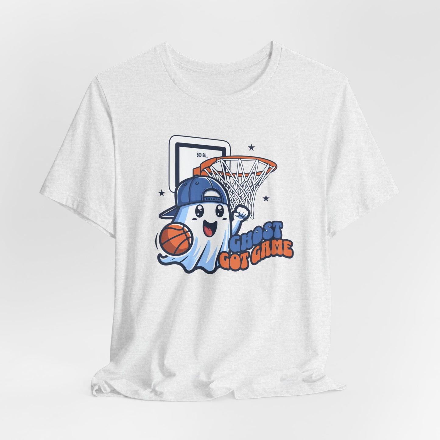 Ghost Got Game Shirt, Halloween Women's Mens Shirt, Cute Halloween Ghost Shirt, Trick or Treat Shirt, Spooky Season Gift, Basketball Gift